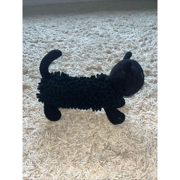Little Jellycat Scatty Catty black kitty Textured Embroidered - Picture 3 of 11